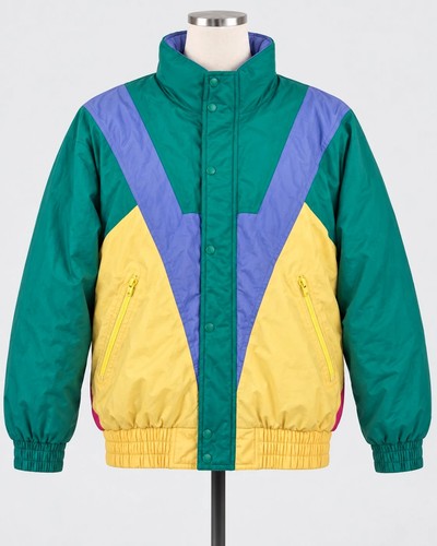 Vintage skijacke mehrfarbig - skijacke,